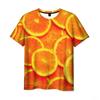 Summer Round Neck Funny Fruit Pattern 3D Print Top Fashionable Casual Street Hip Hop Short Sleeved Men's and Women's Couple Unisex T-shirts