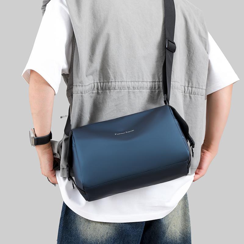 Men's Waterproof Messenger Bag - Large Capacity Crossbody Shoulder Bag for Work & Travel
