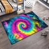 Красочный спиральный ковер Galaxy Tie-Dye для декора гостиной Подходит для использования в качестве противоскользящего покрытия для диванов в гостиной и спальне