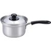 Wahei Freiz Tsubamesanjo Pot 16cm with Lid Stainless Steel Compatible with IH and Gas Tsubamesanjo Spill-resistant One-handed EM-006