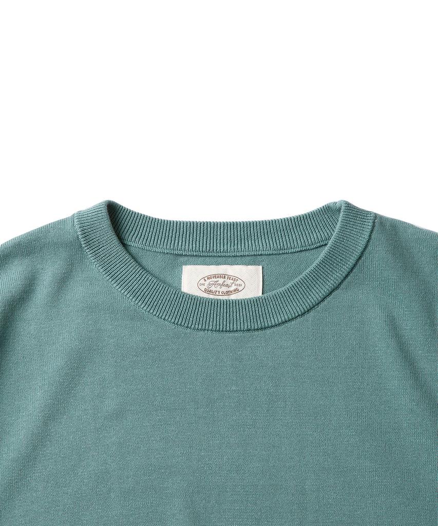 AMFEAST Essential Round Half Knit Aqua Green