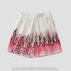 Fire Flame Training Muay Thai Boxing Shorts Kickboxing Print Quick Dry Martial Art Boxer Men Women Kid Pants Fitness Gym Sport Workout Streetwear