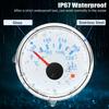 40-120℃,100-250℉ 52MM Water Temperature Gauge With Flashing Alarm Temp Sensor 10.2MM for Auto Car Boat Yacht 7 Color Light