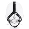 Masks Gag Harness Nose Hooks SM BDSM Bondage Cat Whisker Style Couple Sex Games Toys Cosplay Stainless Steel + PU Forced Drooling and Oral Sex