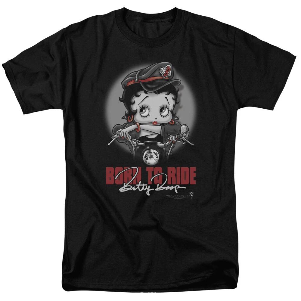 Betty Boop "Born To Ride" T-Shirt - Regular or Tank