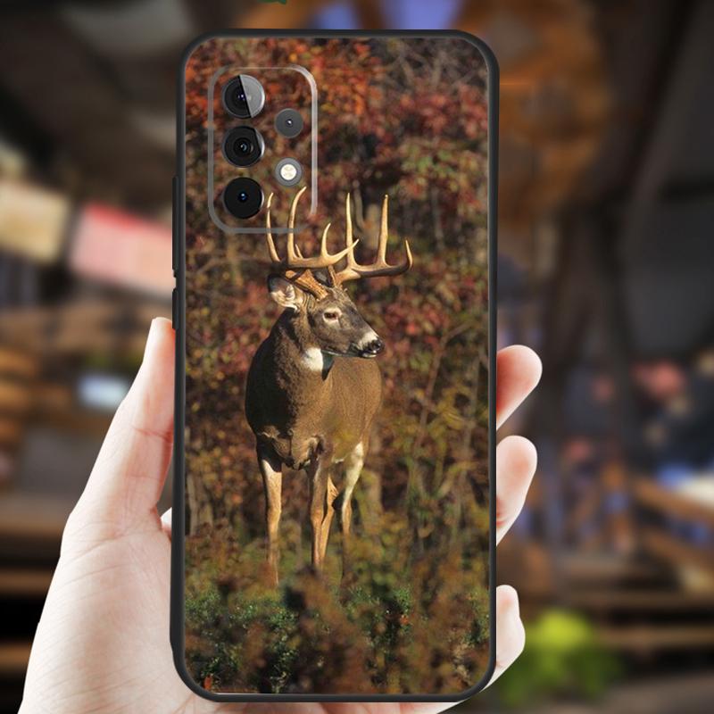 Камуфляжный чехол для охоты на оленей для Samsung Galaxy A15 A35 A55 A53 A33 A13 A36 A56 A26 A16 A22 A32 A52 A54 A34 A05 A06