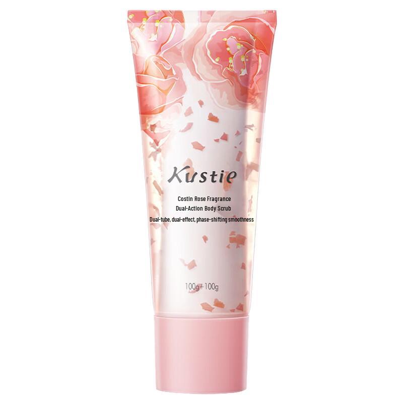 Kustie Rose Scent Dual-Effect Body Scrub 200g