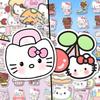 100 шт. Наклейки Sanrio Серия Hello Kitty Милые Многоцелевые Наклейки для DIY Водонепроницаемые Декоративные Наклейки для Холодильника Компьютера