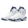 Кроссовки унисекс Air Jordan 6 Retro Midnight Navy 2022 Белые CT8529-141