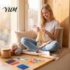 Metal Crochet Hooks for Yarn Set, Includes Needles Stitch Markers Tape Measure, with Set Adults Storage Case, Soft Rubber Handle Hooks, Tools