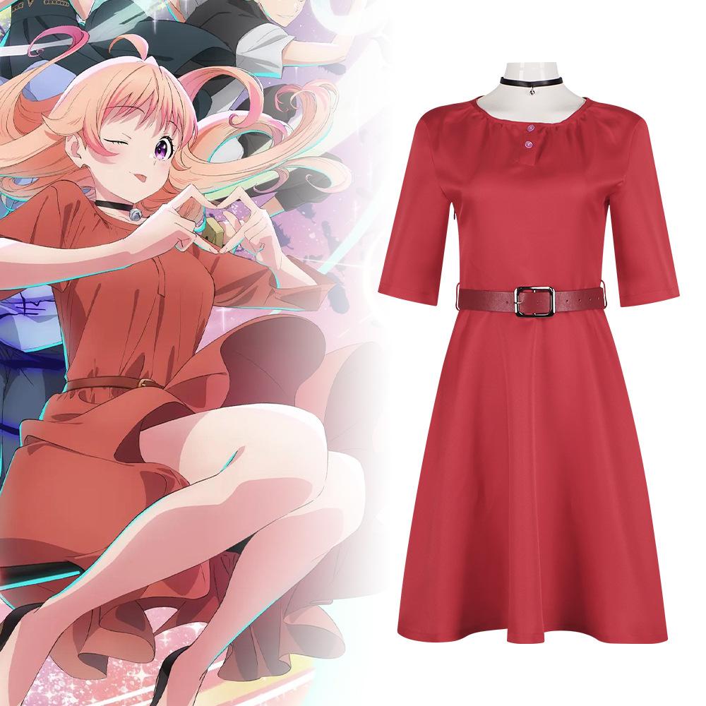 Маскарадный костюм Вакацуки Нико косплей для женщин одежда аниме ведьма и часы костюм взрослая женщина ролевая игра фантазия наряд для вечеринки