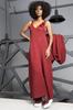 Long Woolen Dress with a Burgundy Flower 36/38