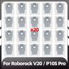 Совместимо с Roborock V20 / P10s pro Сменная основная боковая щетка Фильтр HEPA Насадки для швабры Пылесборники Запасные части Аксессуары