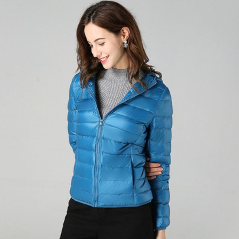 Down Jacket Women's Short Lightweight Thick Warm Slim Fashionable Jacket