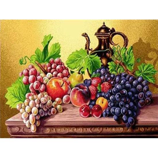 HUACAN 5D Алмазная вышивка Фрукты Рукоделие Квадратная вышивка крестиком Алмазная картина Декор