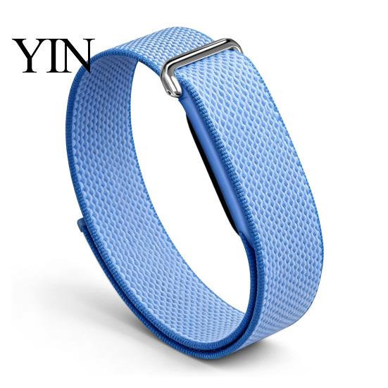 Универсальные спортивные сменные ремешки Нейлоновый ремешок для Fitbit Air, Дышащий ремешок для часов, Регулируемый спортивный браслет отводящий пот, Браслет против пота