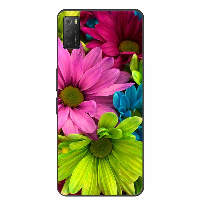 For TCL 20E Cases 20Y 20S 20B 20L Fashion Soft TPU Silicone Cartoon Phone Cases For TCL 20Y Cover Bumpers Fundas 20 E TCL 6125F
