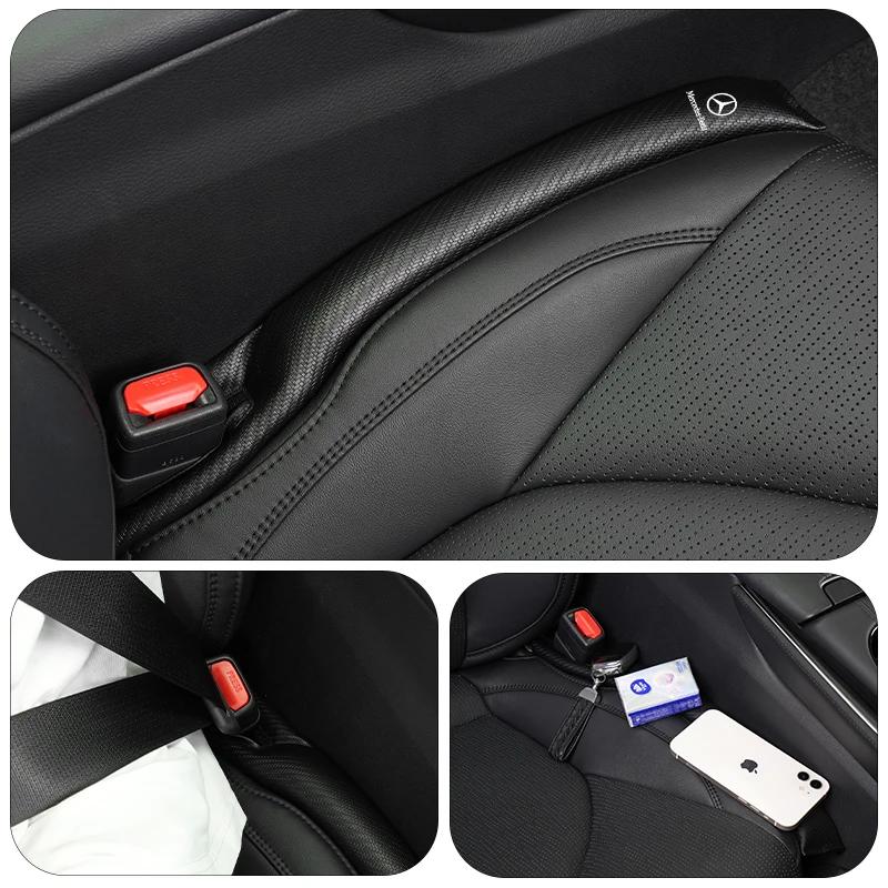 AABGT1 Car Seat Gap Plug Seam Filling Anti-Leakage Seat Side Slot Strip Pads For Mercedes Benz AMG A C E Class W201 W210 W108 W204 W205