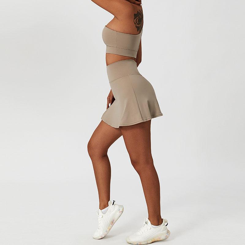 Цельный бюстгальтер для йоги телесного цвета на одно плечо, эластичное противоударное спортивное нижнее белье, женский жилет для бега и фитнеса