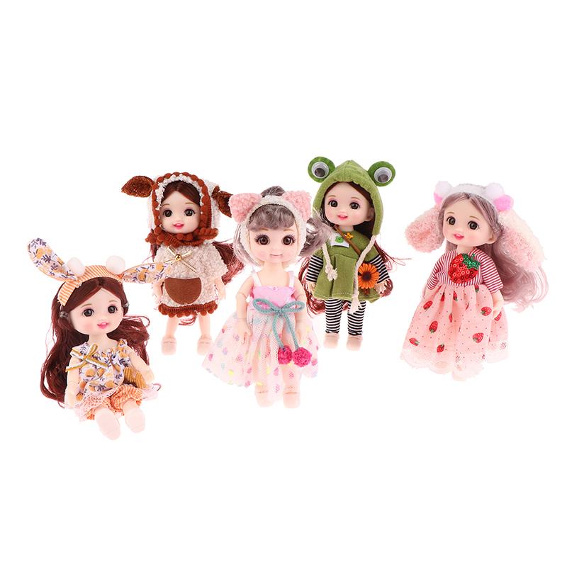 Innovative And Practical For Girls Birthday Gift Cute Princess Diy Dress Up Toys 16Cm Exquisite Mini Imitation Dolls