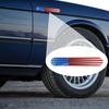 Металлическая 3D наклейка Американский флаг Длинная полоса Декаль Авто Декоративная наклейка Автостайлинг Украшения кузова Аксессуары 1 шт.