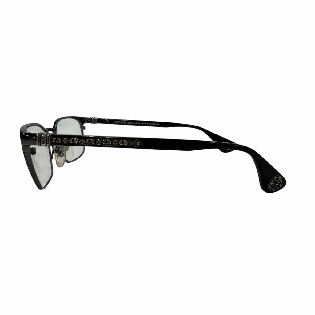 Отличные ХРОМИРОВАННЫЕ ОЧКИ CHROME HEARTS GROWLER 1 черные 925 мужские Б/У