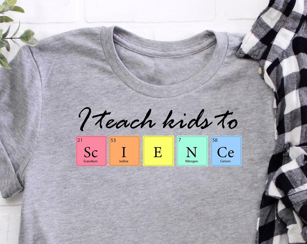 I teach kids to Science,First Day of School Shirt,Preschool Tee,Back To School Shirt,Preschool Teacher Shirt,School Shirt,Funny School Shirt