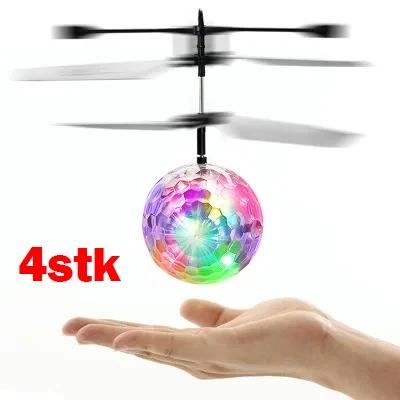 LED Flying Ball Infrared Induction Aircraft Gesture Control Toys Luminous Flight Balls Electronic Colorful Light Mini Helicopter