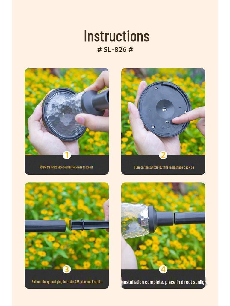 Солнечные садовые декоративные светильники: Уличные фонари-колышки для создания атмосферы во дворе, на участке и лужайке