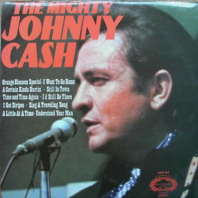 Виниловая пластинка JOHNNY CASH - The Mighty Johnny Cash SHM804 Hallmark Record Великобритания Кантри/Фолк Б/у