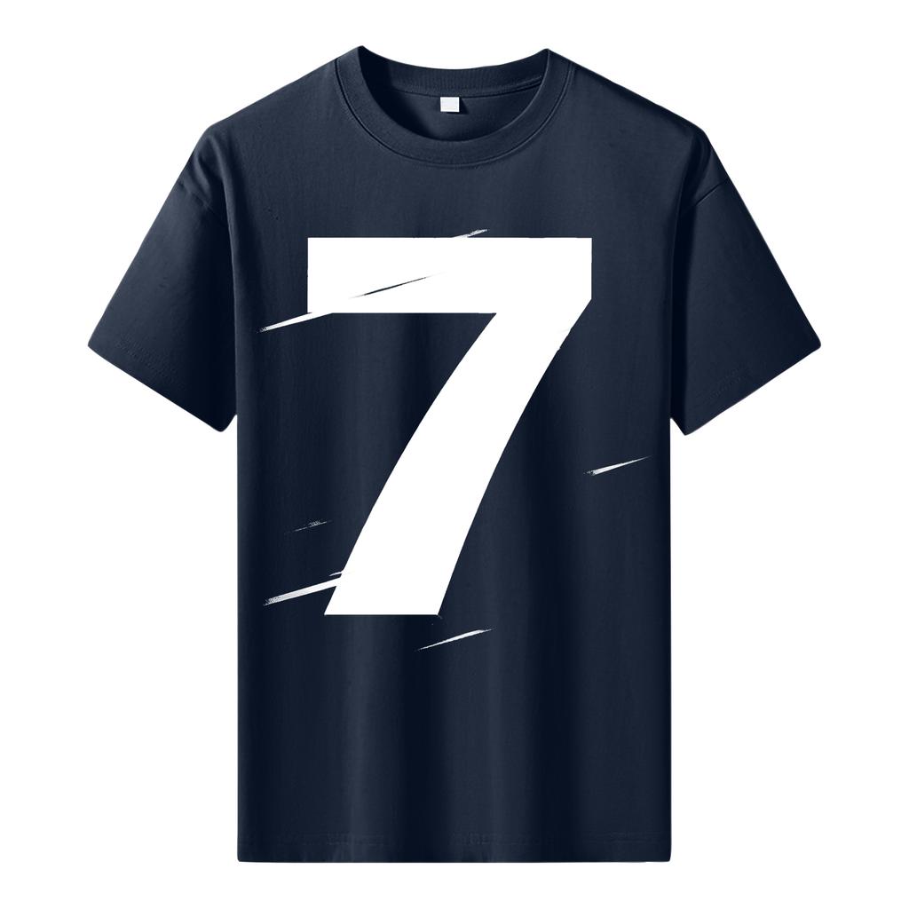 Мужская футболка с коротким рукавом с принтом Мужская свободная повседневная футболка с коротким рукавом