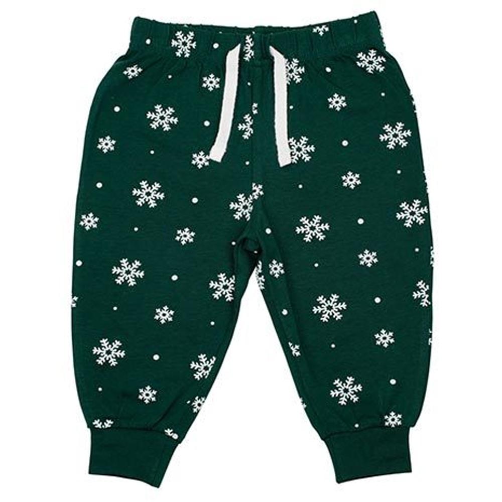 Larkwood Baby Snowflake Jogging Bottoms