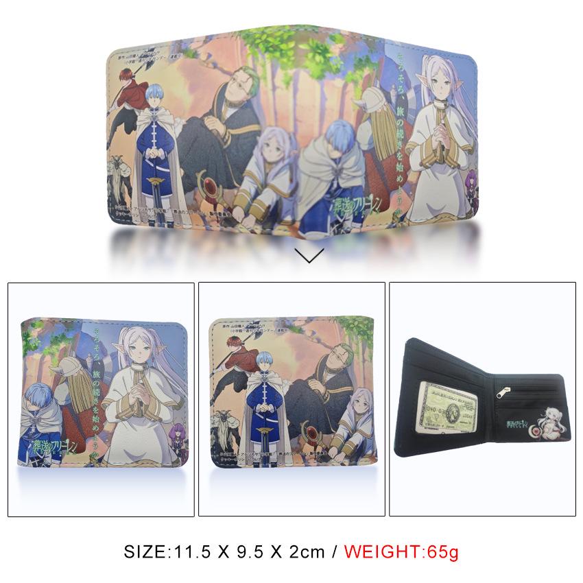 Фрирен: Кошелек для монет 3D-анимация «За гранью конца путешествия» - Стереоскопический рельефный мультяшный дизайн