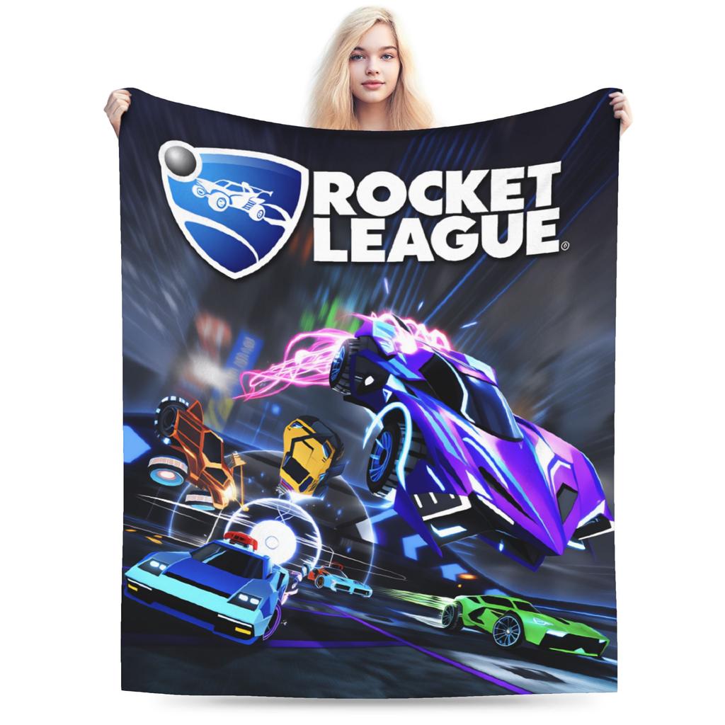 Warm Soft BlanketsKids Adult Camping Rockets Leagues Throw Blanket Flannel Bedspread For Outdoor Pattern Sofa Bed Cover