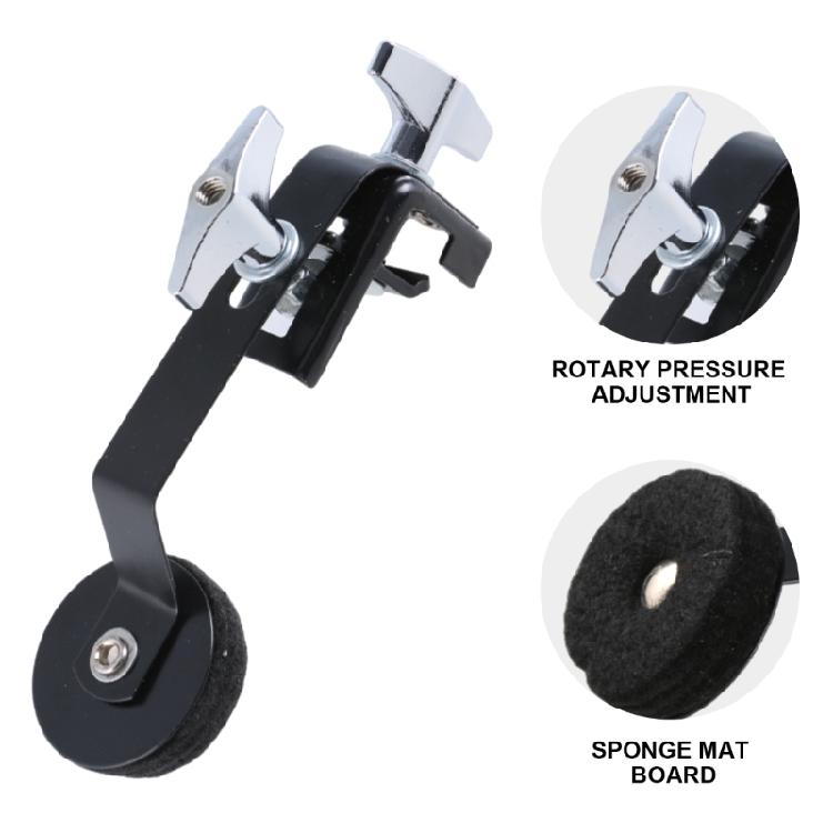 Metal Felt Drum Mute Silencers Muffler Clamp On Tone Control Muffler Replacement Drum Accessories Snares Musical Parts