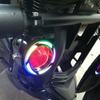 125 Вт мотоциклетные ангельские глазки 5 дюймов U7 RGB светодиодные фары DRL точечные фары
