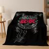 3D Мультяшное Фланелевое Одеяло с Изображением Рок-Группы ACDC Мягкое Теплое Одеяло Плед для Спальни Гостиной Кровати Путешествий Кемпинга Пикника Подарок