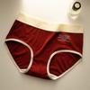 Women's Panties Mid-waist Simple Underwear Comfortable Anti-bacterial Crotch Clashing Colours Triangular Panty