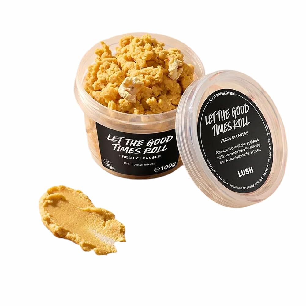 LUSH Everyday is a Feast Facial Cleanser 100g (1 pack) - Sweet Popcorn Scent - Moisturizing and