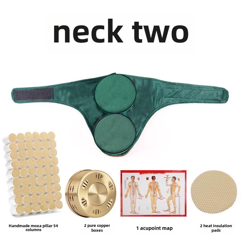 Portable Smokeless Moxibustion Set with Cloth Cover, Filter, Moxa Sticks, and Cones