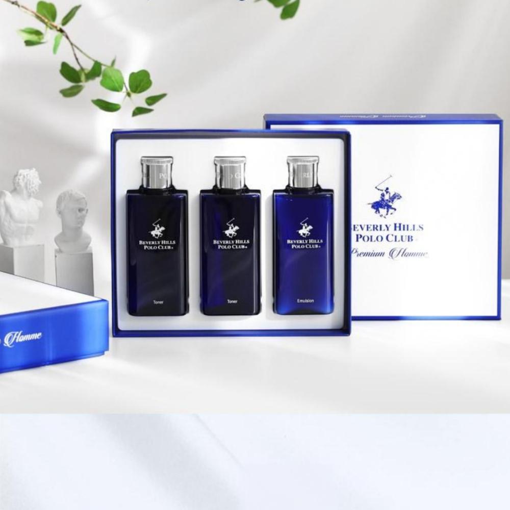 [Подарок для мужчины] Beverly Hills Polo Club Premium Homme Skin 2 + Lotion 1 Набор Мужская базовая косметика