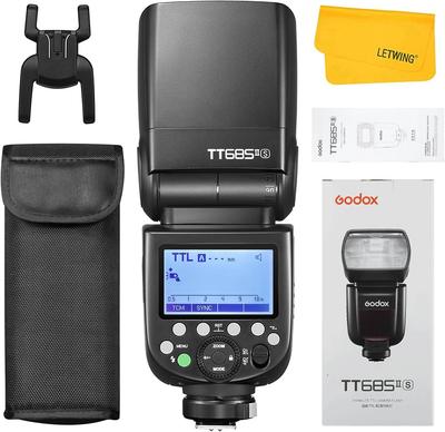 Вспышка GODOX TT685 II C, Стробоскоп TTL HSS, Беспроводная передача, Speedlight, Совместима с камерами Canon EOS, TT685II-C, 1/8000с, 2.4G