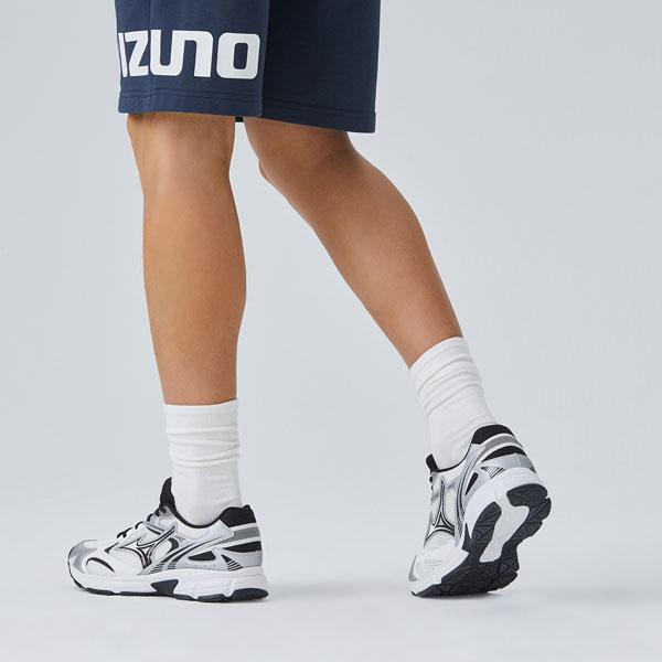 Mizuno Speed 2K Ретро Кожа Прочные Дышащие Амортизирующие Низкие Кроссовки Унисекс кроссовки Белый Серебристый Черный D1GH222909