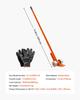 Prylever Bar, 4990 kg Weight Capacity, 1.7 m Carbon Steel Handle Lever Dolly, Pry Lever Bar with Wheels for Large Pallets, Heavy Items, Concrete