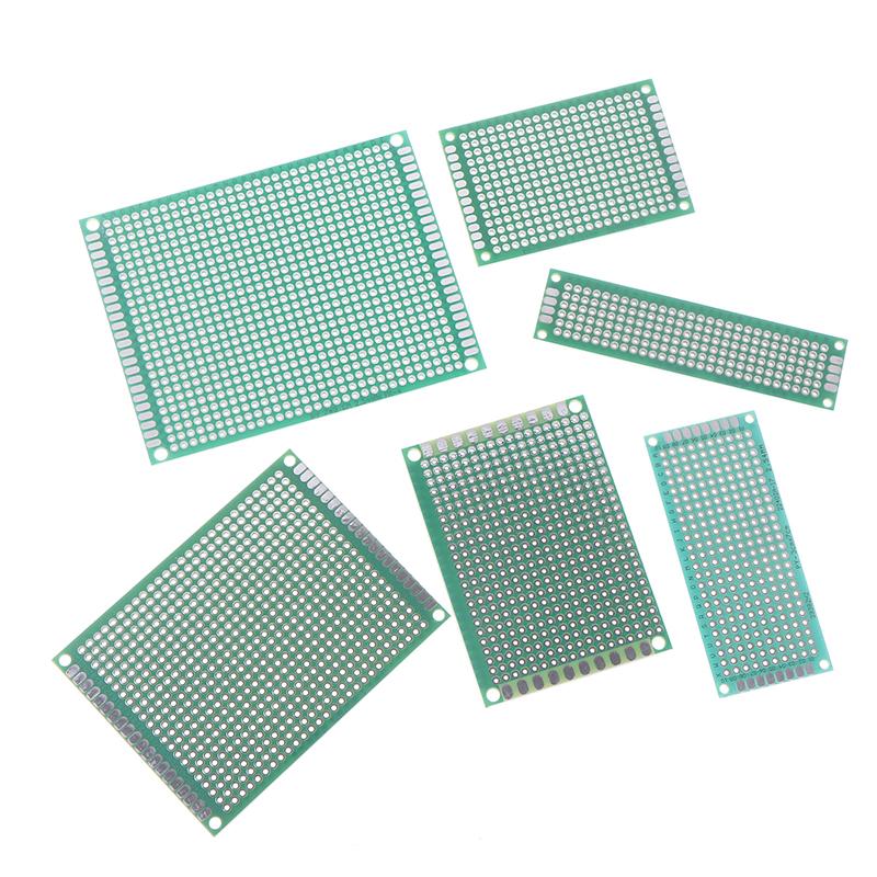 5 шт. печатная плата прототипа 2X8 3X7 4X6 5X7 6X8 7X9 см двухсторонняя универсальная печатная плата печатной платы прототипа для Arduino