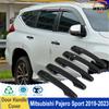 Накладка на ручку двери для Mitsubishi Pajero Sport 2019-2025, защитные накладки из АБС-пластика, Shogun Sport, Montero Sport, автомобильные аксессуары