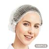 100 шт. Кухонные пылезащитные колпачки Одноразовые сетчатые шапочки для волос/головы Сетчатые пылезащитные дышащие шапочки для душа/ванны