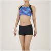 Gym Fitness Swimsuit N2JG984914 Navy Women's (T-Shirt Included) Size Small,
