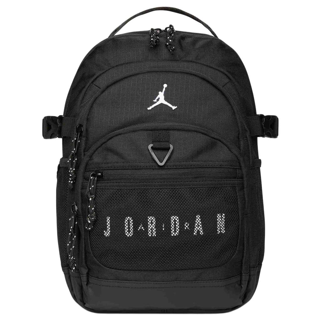 New Jordan Polyester Backpack Unisex Black/Light Ivory White II6435-010