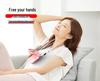 Portable USB Neck Fan: Foldable, Three-Speed, Long Battery Life, Digital Display - Ideal for Desktop and Outdoor Use.